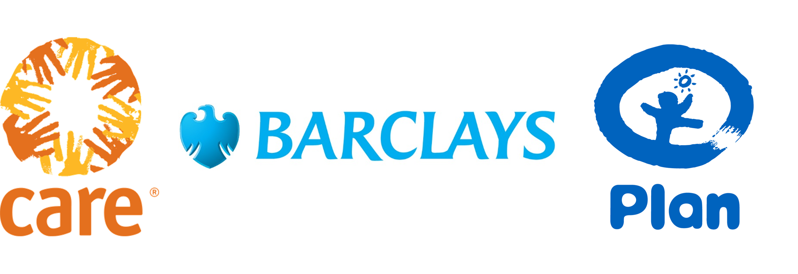 Care International, Barclays, Plan UK